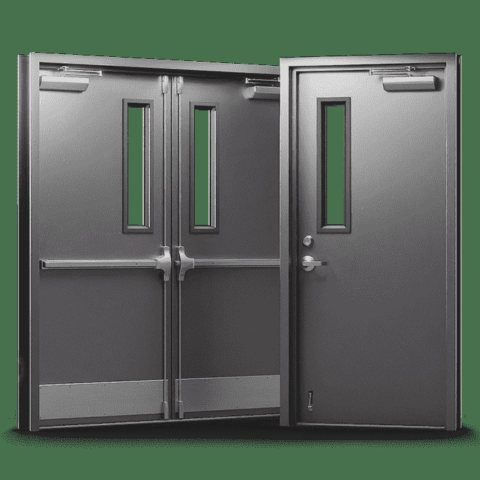 DCI 18-gauge heavy-duty industrial hollow metal door