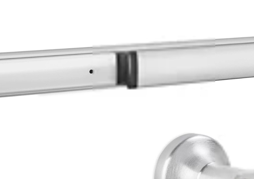 Von Duprin 99 rim exit device panic bar on a commercial fire exit