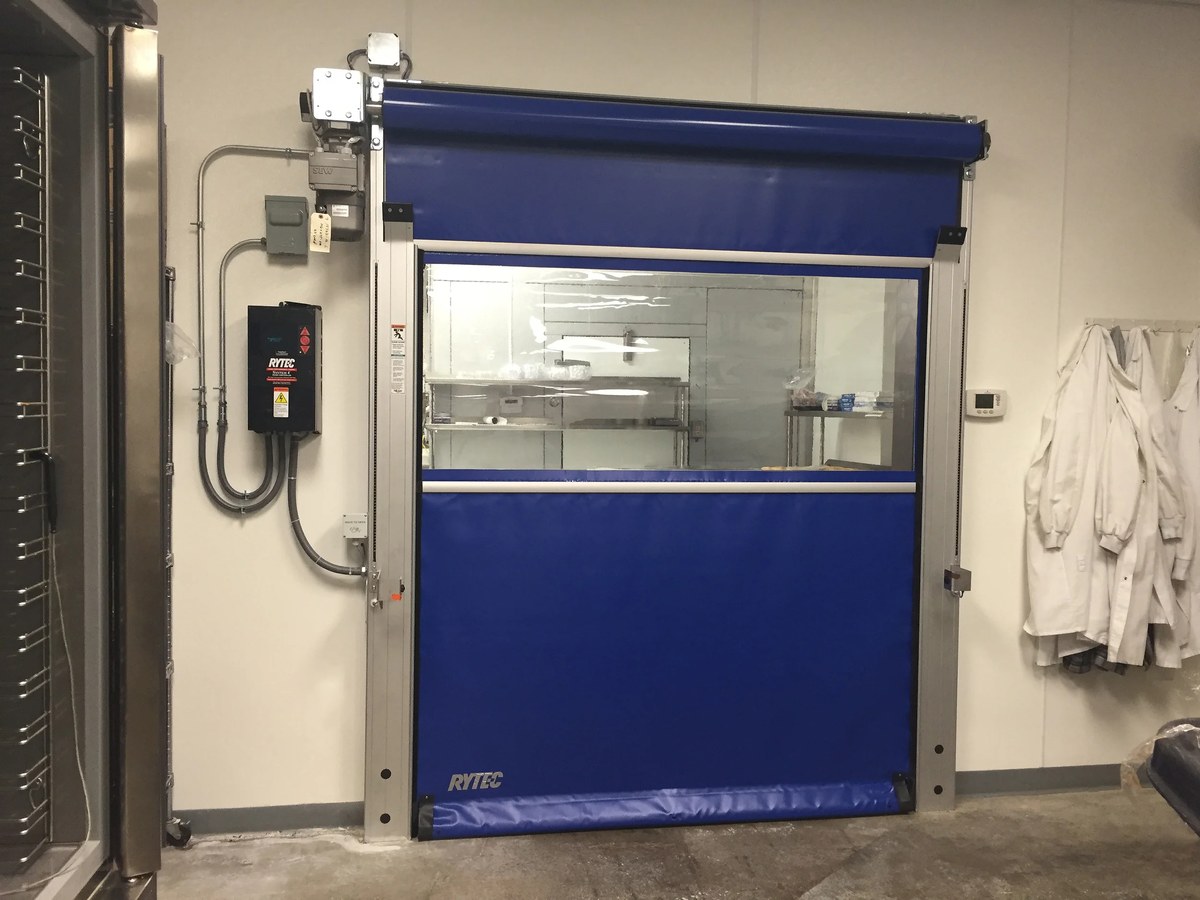 Rytec Spiral high-speed rolling door installed at a Richmond distribution centre