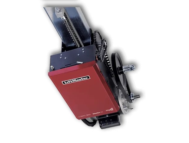 LiftMaster T-Series trolley operator on warehouse rail