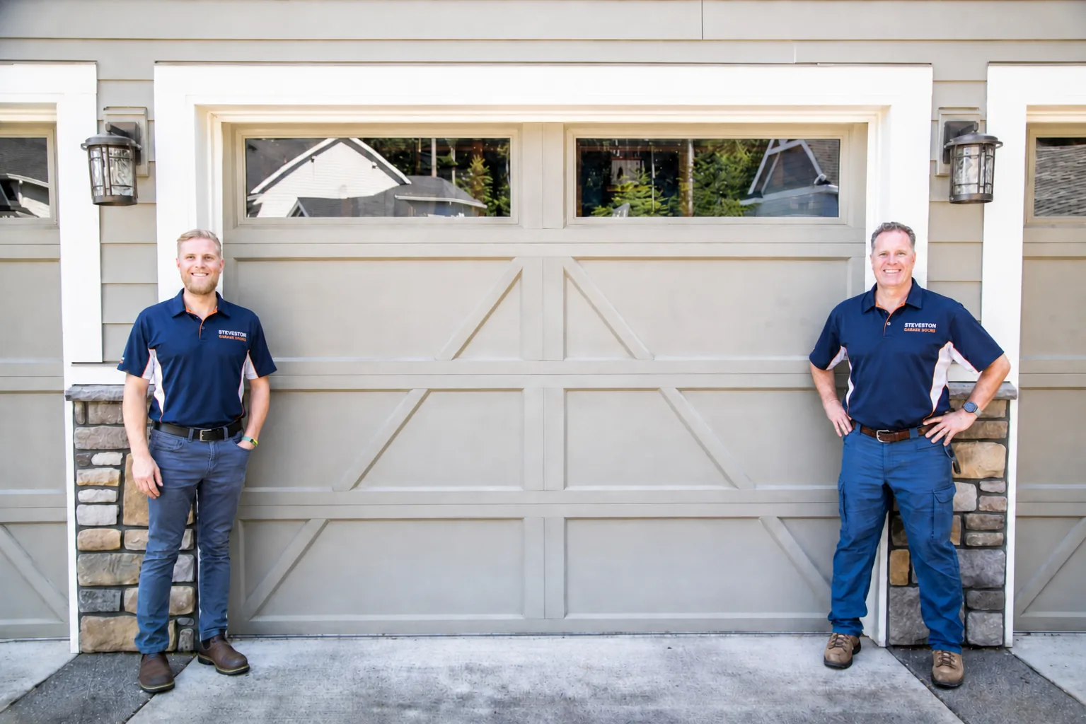 New insulated garage door installed in Richmond home