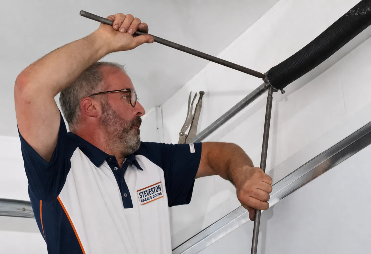 Garage door spring repair in Richmond